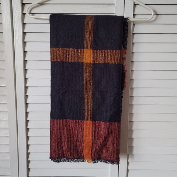 MIXIT Plaid Blanket Scarf - Picture 2 of 9